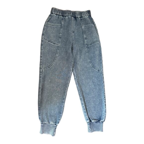 DTLS Blue jogger Jeans with elastic waistband and pockets size XS - Picture 1 of 8